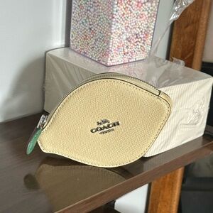 Coach Lemon Coin Case